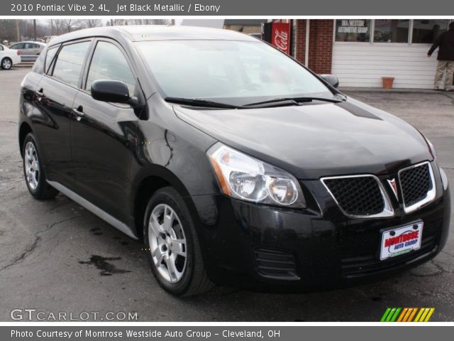 2010 Pontiac Vibe 2.4L in Jet Black Metallic