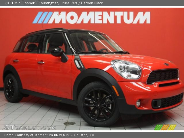 2011 Mini Cooper S Countryman in Pure Red
