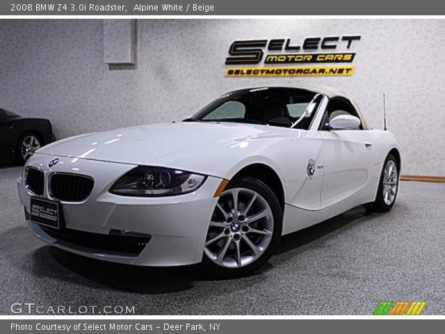 2008 BMW Z4 3.0i Roadster in Alpine White
