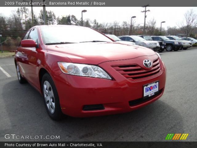 2009 Toyota Camry LE in Barcelona Red Metallic