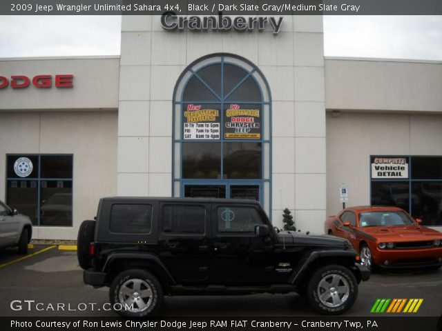 2009 Jeep Wrangler Unlimited Sahara 4x4 in Black