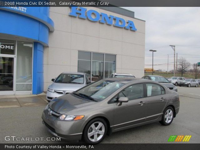 2008 Honda Civic EX Sedan in Galaxy Gray Metallic