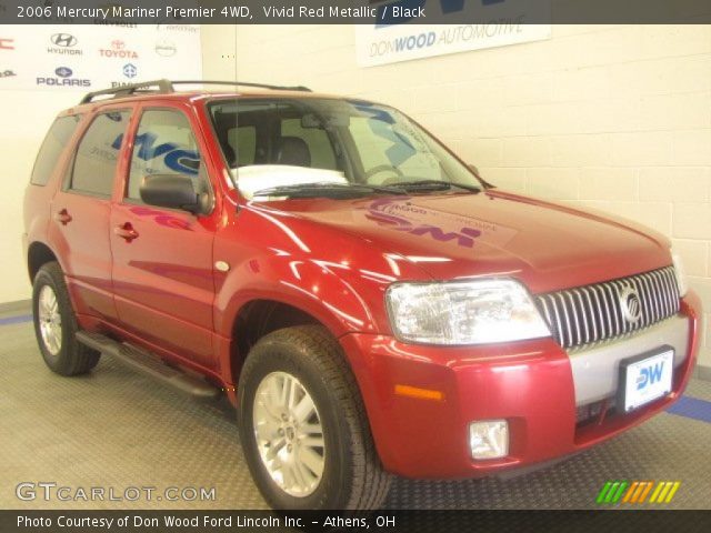 2006 Mercury Mariner Premier 4WD in Vivid Red Metallic