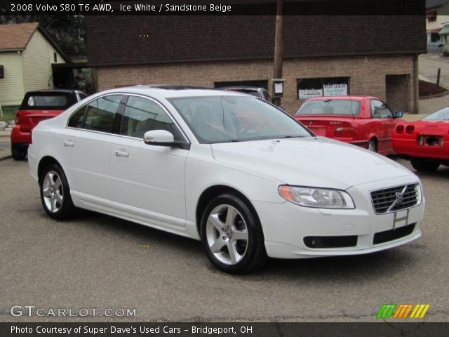 2008 Volvo S80 T6 AWD in Ice White