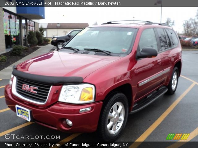 2003 GMC Envoy SLT 4x4 in Magnetic Red Metallic