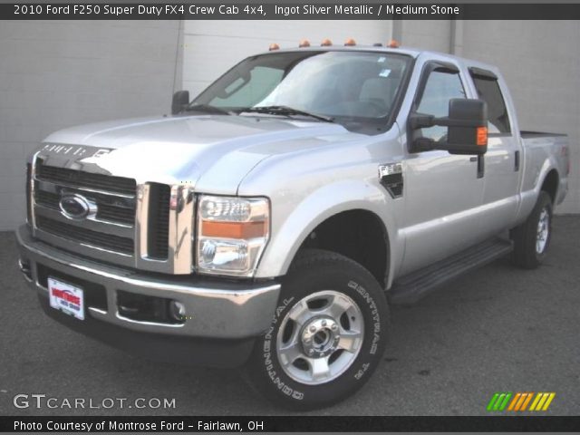2010 Ford F250 Super Duty FX4 Crew Cab 4x4 in Ingot Silver Metallic