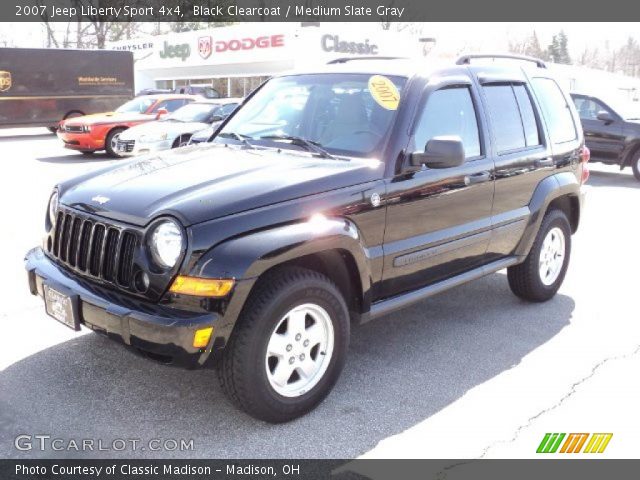 2007 Jeep Liberty Sport 4x4 in Black Clearcoat