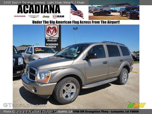 2005 Dodge Durango Limited in Light Khaki Metallic