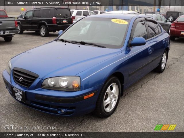 2004 Hyundai Elantra GLS Sedan in Tidal Wave Blue