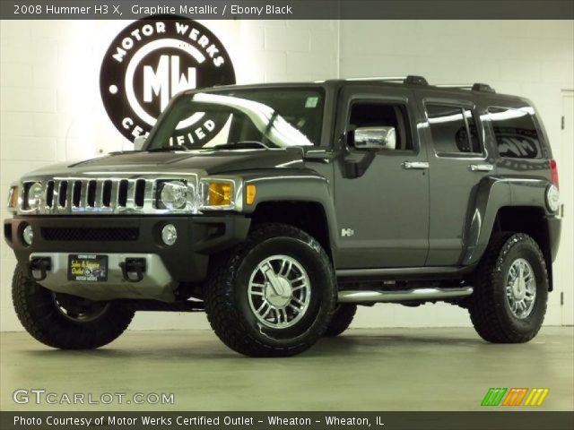 2008 Hummer H3 X in Graphite Metallic