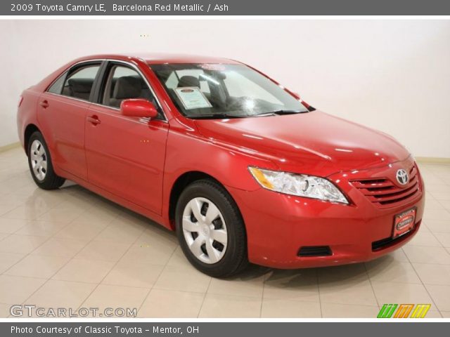 2009 Toyota Camry LE in Barcelona Red Metallic