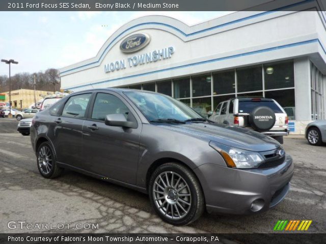 2011 Ford Focus SES Sedan in Ebony Black