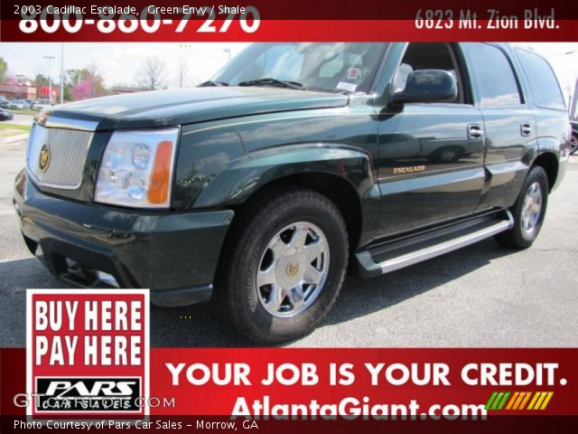 2003 Cadillac Escalade  in Green Envy