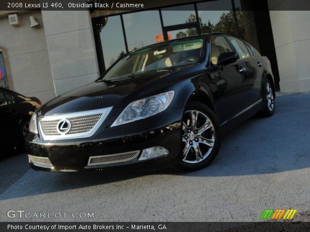 2008 Lexus LS 460 in Obsidian Black