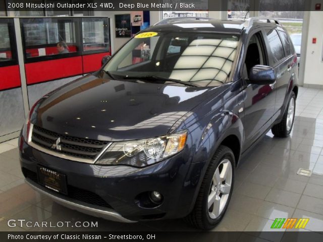 2008 Mitsubishi Outlander XLS 4WD in Deep Blue Metallic