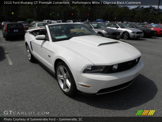 2010 Ford Mustang GT Premium Convertible in Performance White