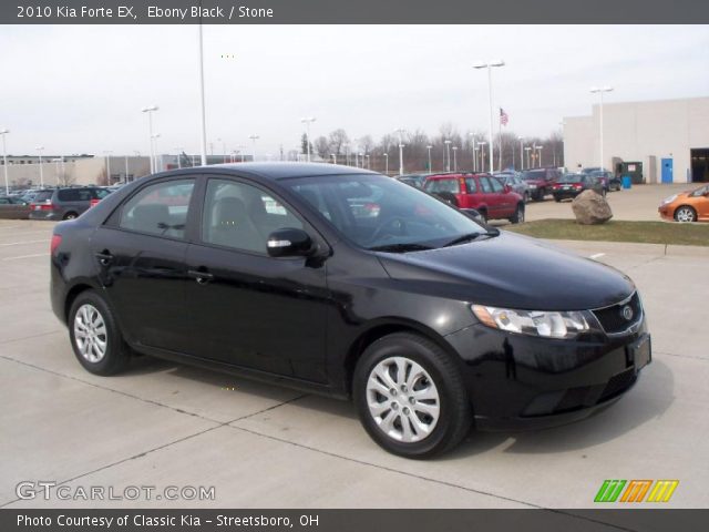 2010 Kia Forte EX in Ebony Black