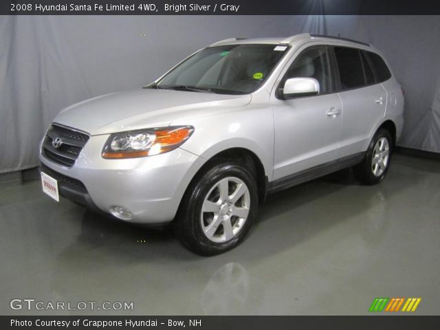 2008 Hyundai Santa Fe Limited 4WD in Bright Silver