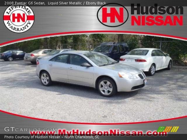2008 Pontiac G6 Sedan in Liquid Silver Metallic