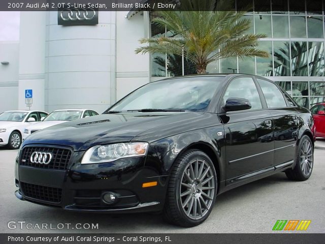 2007 Audi A4 2.0T S-Line Sedan in Brilliant Black