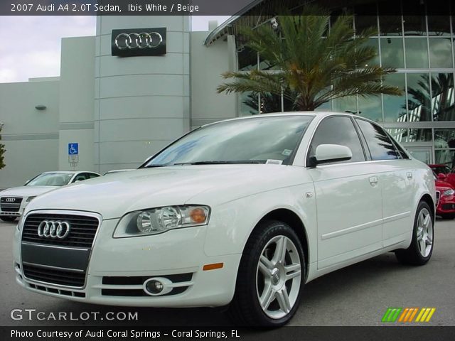 2007 Audi A4 2.0T Sedan in Ibis White