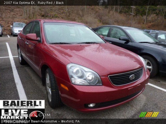 2007 Kia Optima EX in Ruby Red