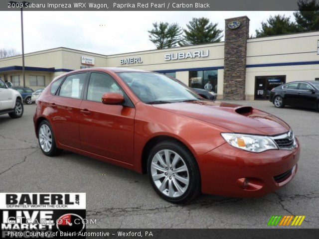 2009 Subaru Impreza WRX Wagon in Paprika Red Pearl