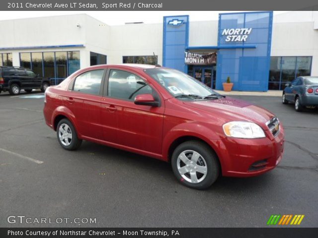 2011 Chevrolet Aveo LT Sedan in Sport Red