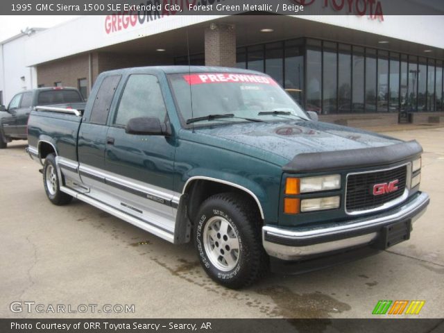 1995 GMC Sierra 1500 SLE Extended Cab in Forest Green Metallic