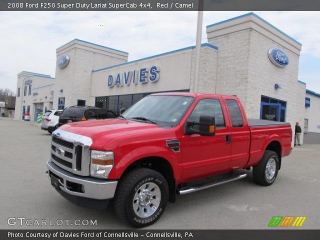 2008 Ford F250 Super Duty Lariat SuperCab 4x4 in Red