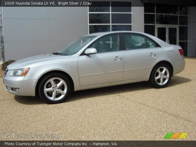 2006 Hyundai Sonata LX V6 in Bright Silver