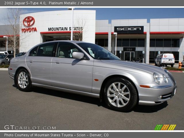 2002 Jaguar S-Type 4.0 in Platinum Metallic