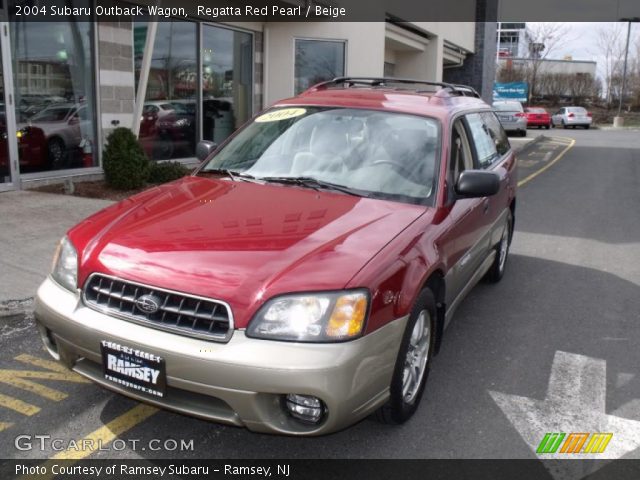 2004 Subaru Outback Wagon in Regatta Red Pearl