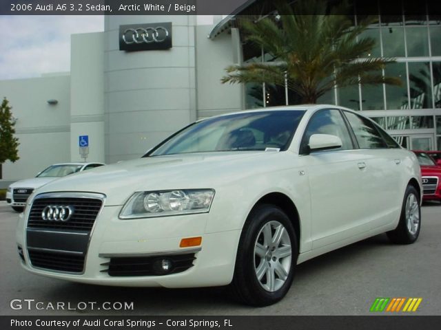 2006 Audi A6 3.2 Sedan in Arctic White