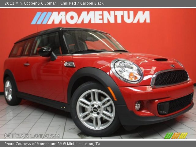 2011 Mini Cooper S Clubman in Chili Red