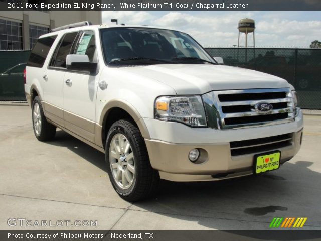 2011 Ford Expedition EL King Ranch in White Platinum Tri-Coat