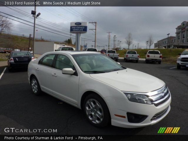 2010 Ford Fusion SE in White Suede