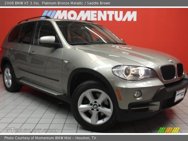 2008 BMW X5 3.0si in Platinum Bronze Metallic
