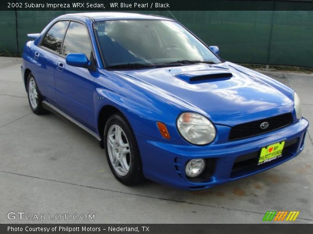2002 Subaru Impreza WRX Sedan in WR Blue Pearl