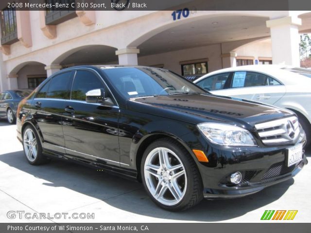 2008 Mercedes-Benz C 300 Sport in Black