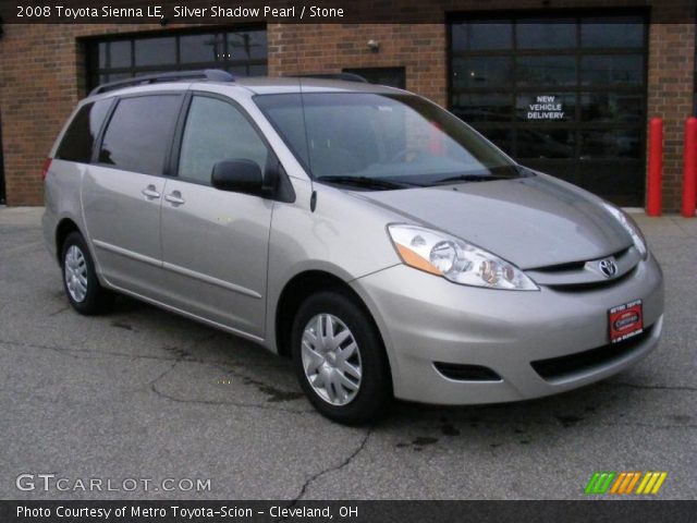 2008 Toyota Sienna LE in Silver Shadow Pearl