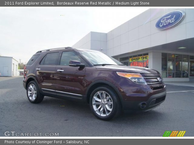 2011 Ford Explorer Limited in Bordeaux Reserve Red Metallic