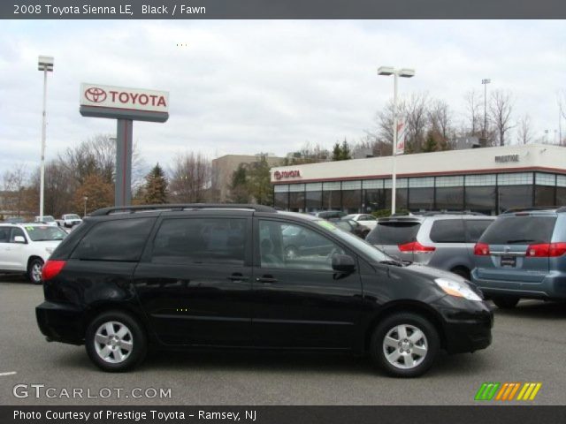 2008 Toyota Sienna LE in Black