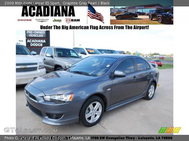 2009 Mitsubishi Lancer ES Sport in Graphite Gray Pearl