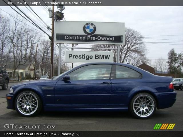 2006 BMW M3 Coupe in Interlagos Blue Metallic