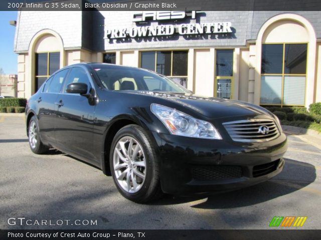 2007 Infiniti G 35 Sedan in Black Obsidian