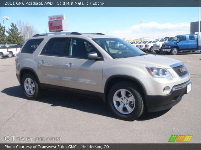 2011 GMC Acadia SL AWD in Gold Mist Metallic
