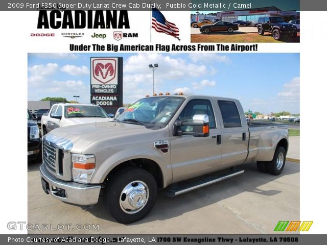 2009 Ford F350 Super Duty Lariat Crew Cab Dually in Pueblo Gold Metallic