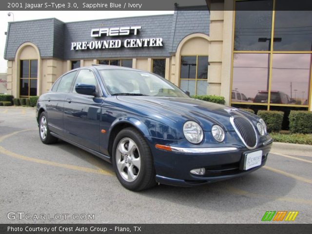 2001 Jaguar S-Type 3.0 in Sapphire Blue