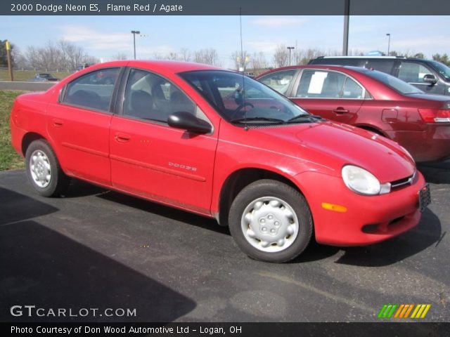 2000 Dodge Neon ES in Flame Red